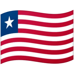 🇱🇷 Bendera Liberia Google