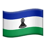 🇱🇸 Bendera Lesotho Apple