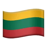 🇱🇹 Bendera Lituania Apple