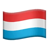 🇱🇺 Bendera Luksemburg Apple