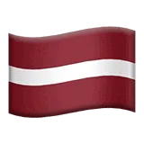 🇱🇻 Bendera Latvia Apple