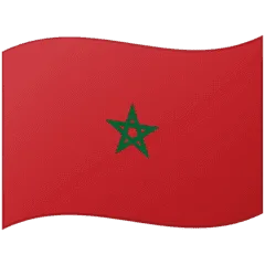 🇲🇦 Bendera Maroko Google