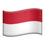 🇲🇨 Bendera Monako Apple