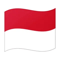 🇲🇨 Bendera Monako Google