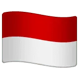 🇲🇨 Bendera Monako WhatsApp