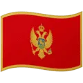 🇲🇪 Bendera Montenegro Google