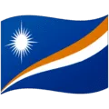 🇲🇭 Bendera Kepulauan Marshall Google