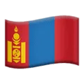 🇲🇳 Bendera Mongolia Apple