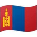 🇲🇳 Bendera Mongolia Google