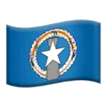🇲🇵 Bendera Kepulauan Mariana Utara Apple