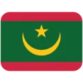 🇲🇷 Bendera Mauritania Twitter