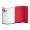 🇲🇹 Bendera Malta Apple