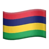 🇲🇺 Bendera Mauritius Apple