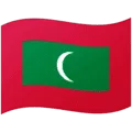 🇲🇻 Bendera Maladewa Google
