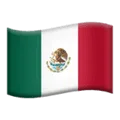 🇲🇽 Bendera Meksiko Apple