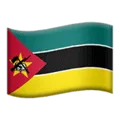 🇲🇿 Bendera Mozambik Apple