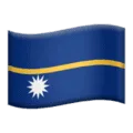 🇳🇷 Bendera Nauru Apple