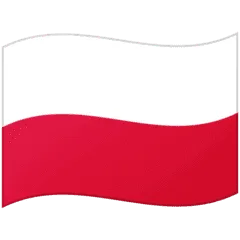 🇵🇱 Bendera Polandia Google