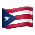🇵🇷 Bendera Puerto Riko Apple