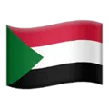 🇸🇩 Bendera Sudan Apple