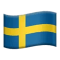 🇸🇪 Bendera Swedia Apple