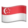 🇸🇬 Bendera Singapura Apple