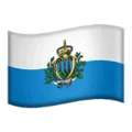 🇸🇲 Bendera San Marino Apple