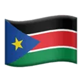 🇸🇸 Bendera Sudan Selatan Apple