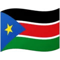 🇸🇸 Bendera Sudan Selatan Google