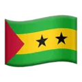 🇸🇹 Bendera Sao Tome dan Principe Apple