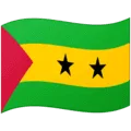 🇸🇹 Bendera Sao Tome dan Principe Google