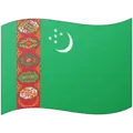 🇹🇲 Bendera Turkmenistan Google