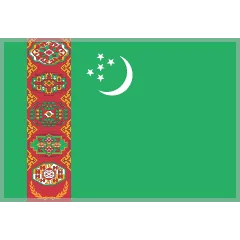 🇹🇲 Bendera Turkmenistan Skype