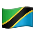 🇹🇿 Bendera Tanzania Apple