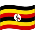 🇺🇬 Bendera Uganda Google
