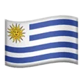 🇺🇾 Bendera Uruguay Apple