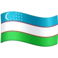 🇺🇿 Bendera Uzbekistan Facebook