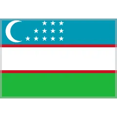 🇺🇿 Bendera Uzbekistan Skype