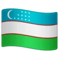 🇺🇿 Bendera Uzbekistan WhatsApp