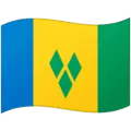 🇻🇨 Bendera Saint Vincent dan Grenadine Google