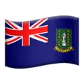 🇻🇬 Bendera Kepulauan Virgin Britania Raya Apple