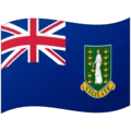 🇻🇬 Bendera Kepulauan Virgin Britania Raya Google
