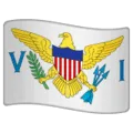 🇻🇮 Bendera Kepulauan Virgin Amerika Serikat WhatsApp