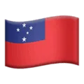 🇼🇸 Bendera Samoa Apple