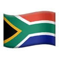 🇿🇦 Bendera Afrika Selatan Apple