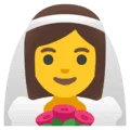 👰‍♀️ Wanita Berpenutup Kepala Google