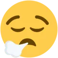 😮‍💨 Wajah Mengembuskan Napas Twitter