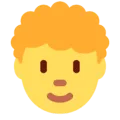🧑‍🦱 Orang Dewasa Berambut Keriting Twitter