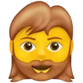 🧔‍♀️ Wanita Berjanggut Emojipedia