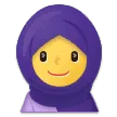 🧕 Wanita dengan Kerudung Samsung